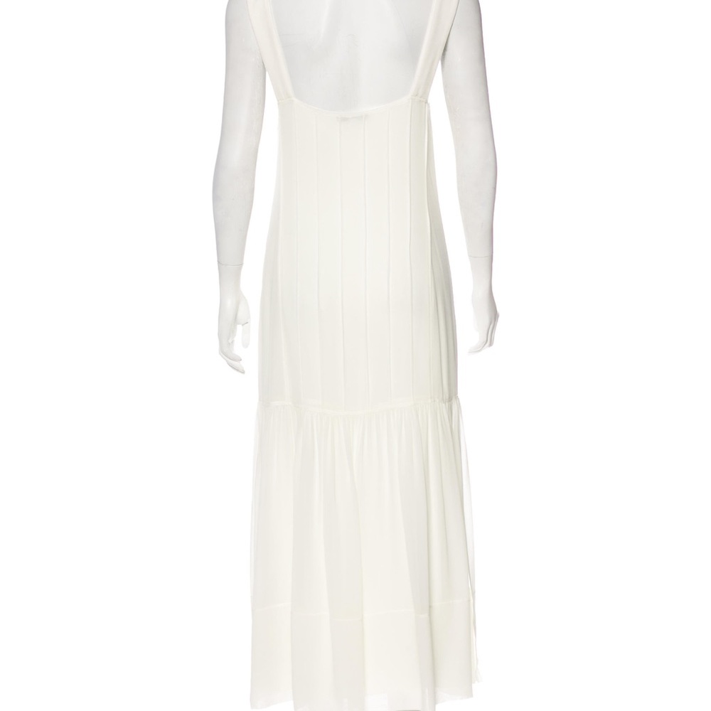 Pleated midi dress